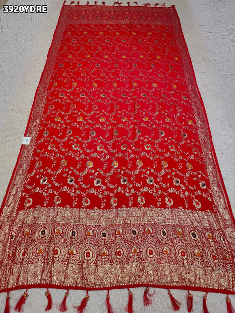 Buy Traditional Banarasi Style Dola Silk Dupatta Kcpc
