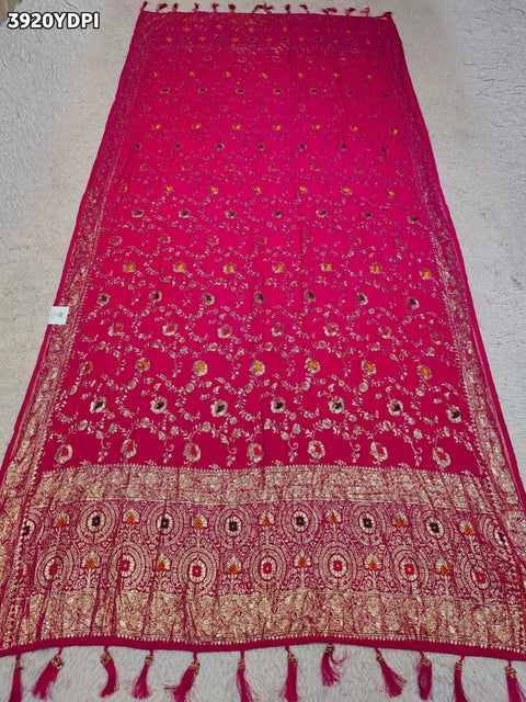 Buy Traditional Banarasi Style Dola Silk Dupatta Kcpc