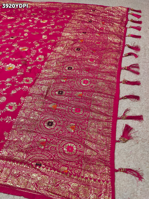 Buy Traditional Banarasi Style Dola Silk Dupatta Kcpc