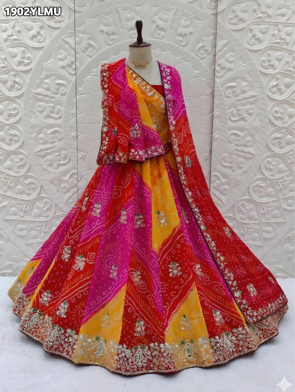 Buy Chinon Traditional Lehenga With Festive Wear Kcpc