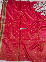 Buy Tussar Silk Saree With Festive Wear Kcpc