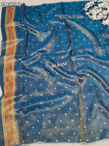 Buy Tussar Silk Saree With Festive Wear Kcpc