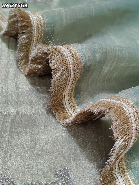 Buy Designer Crush Tissue Silk Saree Festive Special Kcpc