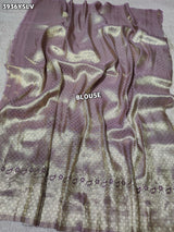 Buy Tissue Saree with Embroidery Detailing Kcpc
