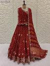 Buy Festive Special Modal Silk Bandhani Style Lehenga Kcpc