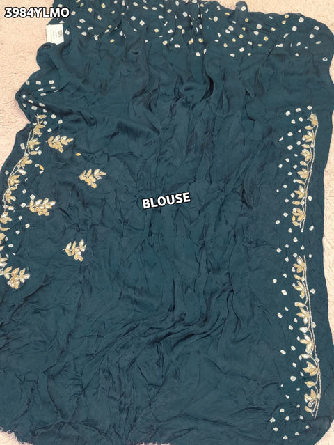 KcPc Royal Bandhani Modal Silk Lehenga with Rich Cutdana Work BTU