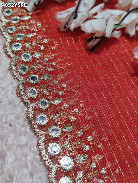 KcPc New Letest Banarasi Style Kota Doriya Saree with Fine Thread Work SWA