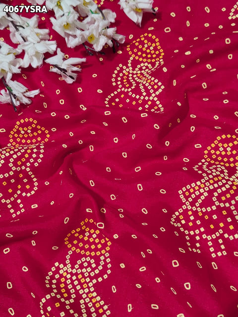 Buy Festive Special Dola Silk Bandhani Saree Kcpc