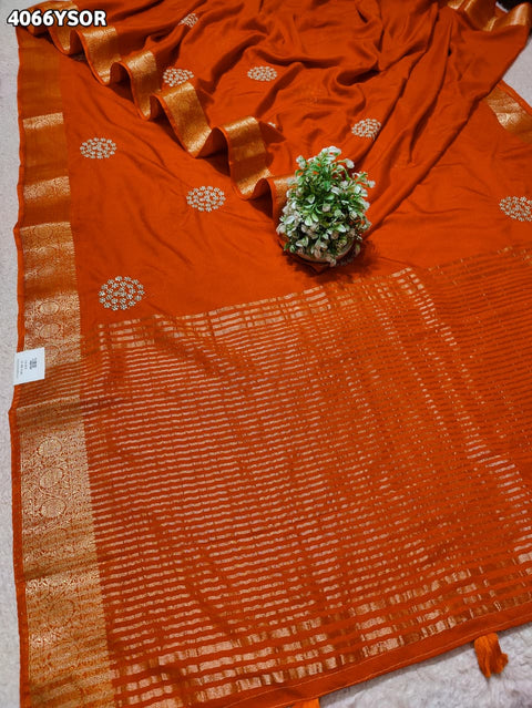 Buy Festive Special Chiffon Banarasi Saree Kcpc