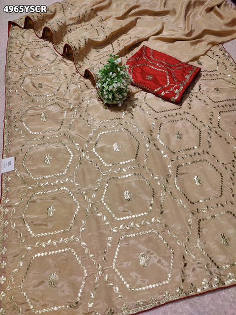 Buy Festive Upada Silk With Traditional Saree Kcpc