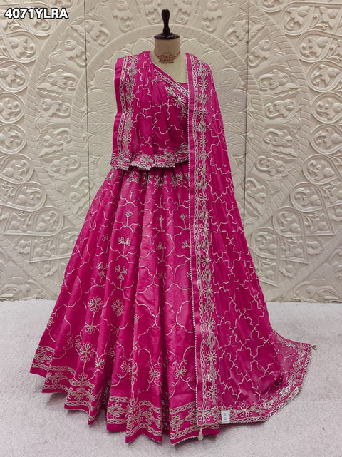 Buy Ho Silk GotaPatti Work Lehenga KcPc 