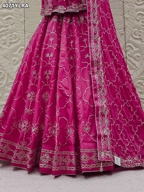 Buy Ho Silk GotaPatti Work Lehenga KcPc 