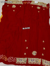 Buy Gaji Silk Bandhani Style With Traditional Wear KcPc 