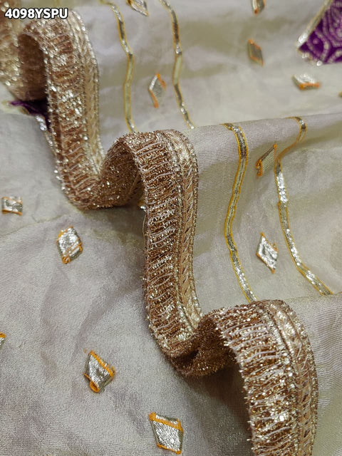 Buy Designer Style Saree With  GotaPatti Work Kcpc