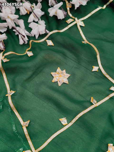 Buy Georgette Saree with Gota patti Work kcpc