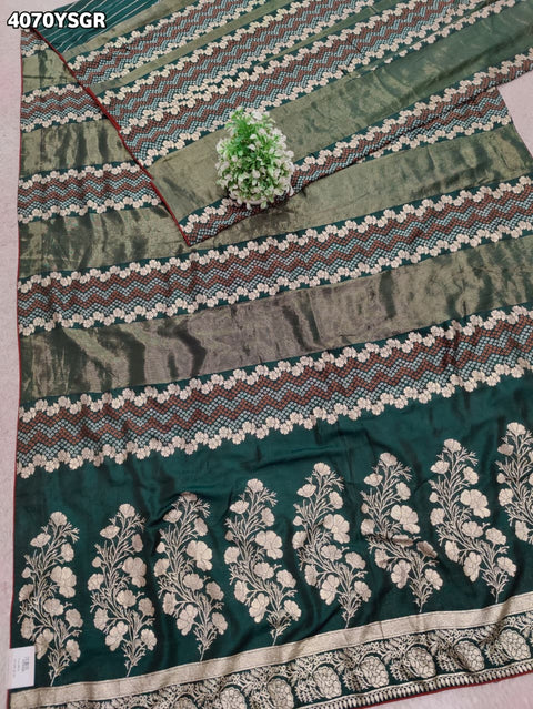 Buy Dola Silk Banarasi Style Saree Kcpc