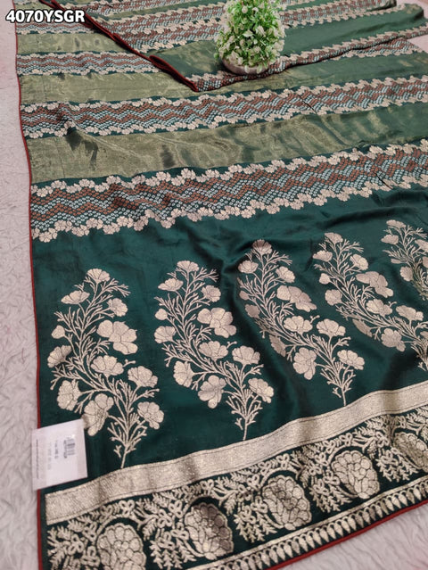 Buy Dola Silk Banarasi Style Saree Kcpc