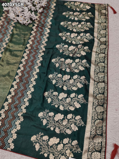 Buy Dola Silk Banarasi Style Saree Kcpc