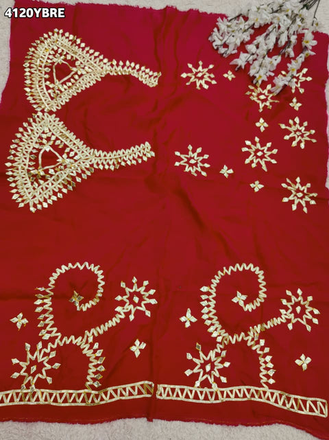 Buy Gaji Silk Blouse With Designer Festive Wear Kcpc