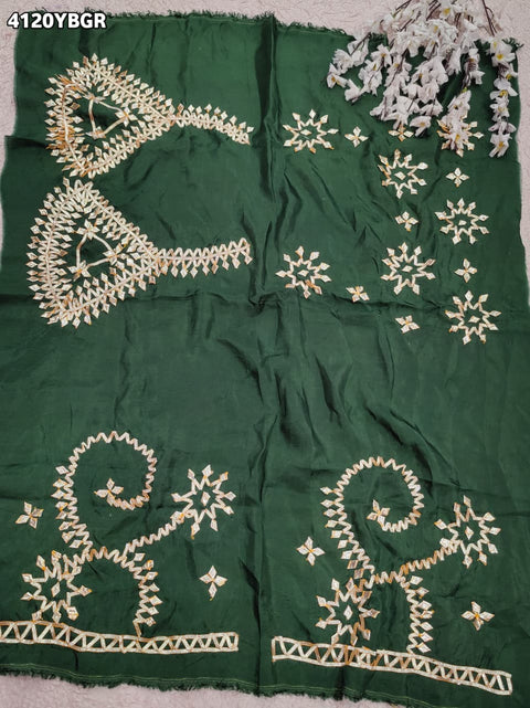 Buy Gaji Silk Blouse With Designer Festive Wear Kcpc