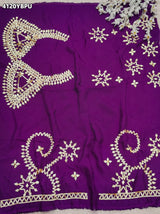 Buy Gaji Silk Blouse With Designer Festive Wear Kcpc