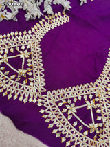 Buy Gaji Silk Blouse With Designer Festive Wear Kcpc