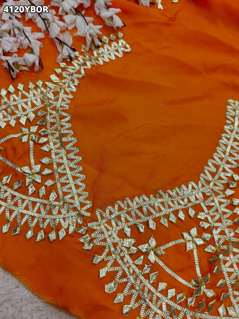 Buy Gaji Silk Blouse With Designer Festive Wear Kcpc