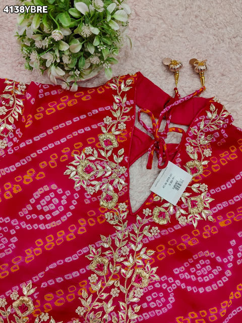 KcPc Premium Ojariya Blouse with Beautiful Gota Patti Work  MEG