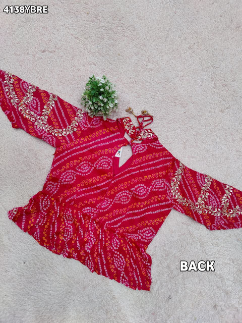 KcPc Premium Ojariya Blouse with Beautiful Gota Patti Work  MEG