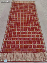 KcPc Premium Bandhani Modal GajiSilk Dupatta for Traditional Wear MEG