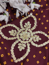 Buy Modal Silk Bandhani Style With GotaPatti Work KcPc 