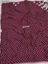 Buy Modal Silk Bandhani Style With GotaPatti Work KcPc 