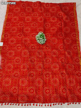 BuyKota Doria Saree with Bandhani Design for Mangal Path KcPc