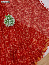 BuyKota Doria Saree with Bandhani Design for Mangal Path KcPc