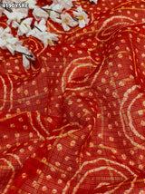 BuyKota Doria Saree with Bandhani Design for Mangal Path KcPc