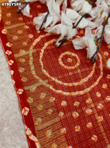 BuyKota Doria Saree with Bandhani Design for Mangal Path KcPc