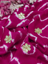 Buy Modal Silk Traditional Saree with Gota Patti Work Kcpc 
