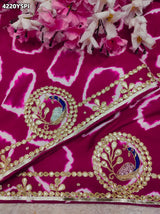 Buy Modal Silk Traditional Saree with Gota Patti Work Kcpc 
