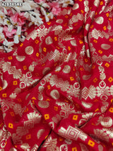 Buy Dola Silk With Bandhani StyleSareeKcPc 