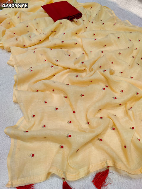Buy Kota Doria Saree With Bandhani Stye KcPc 