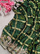Buy Gaji Silk Saree With DesignerStyle KcPc
