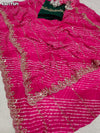 Buy Georgette Saree With Leheriya Style KcPc 