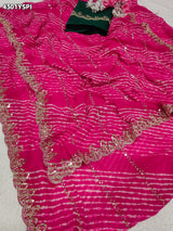 Buy Georgette Saree With Leheriya Style KcPc 