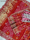 Buy Gaji Silk Bandhani Style Saree KcPc