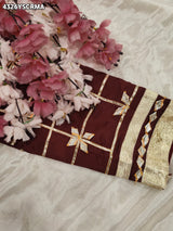 Buy Creap Silk Saree With Designer Style KcPc 
