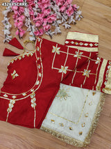 Buy Creap Silk Saree With Designer Style KcPc 