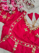 Buy Creap Silk Saree With Designer Style KcPc 
