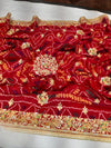 KcPc Beautifull Aara-Taari Work Marwari Chunri