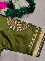 KcPc New Gaji Silk Blouse with Designer Gota Patti Work Blouse PRD