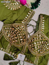 KcPc New Gaji Silk Blouse with Designer Gota Patti Work Blouse PRD